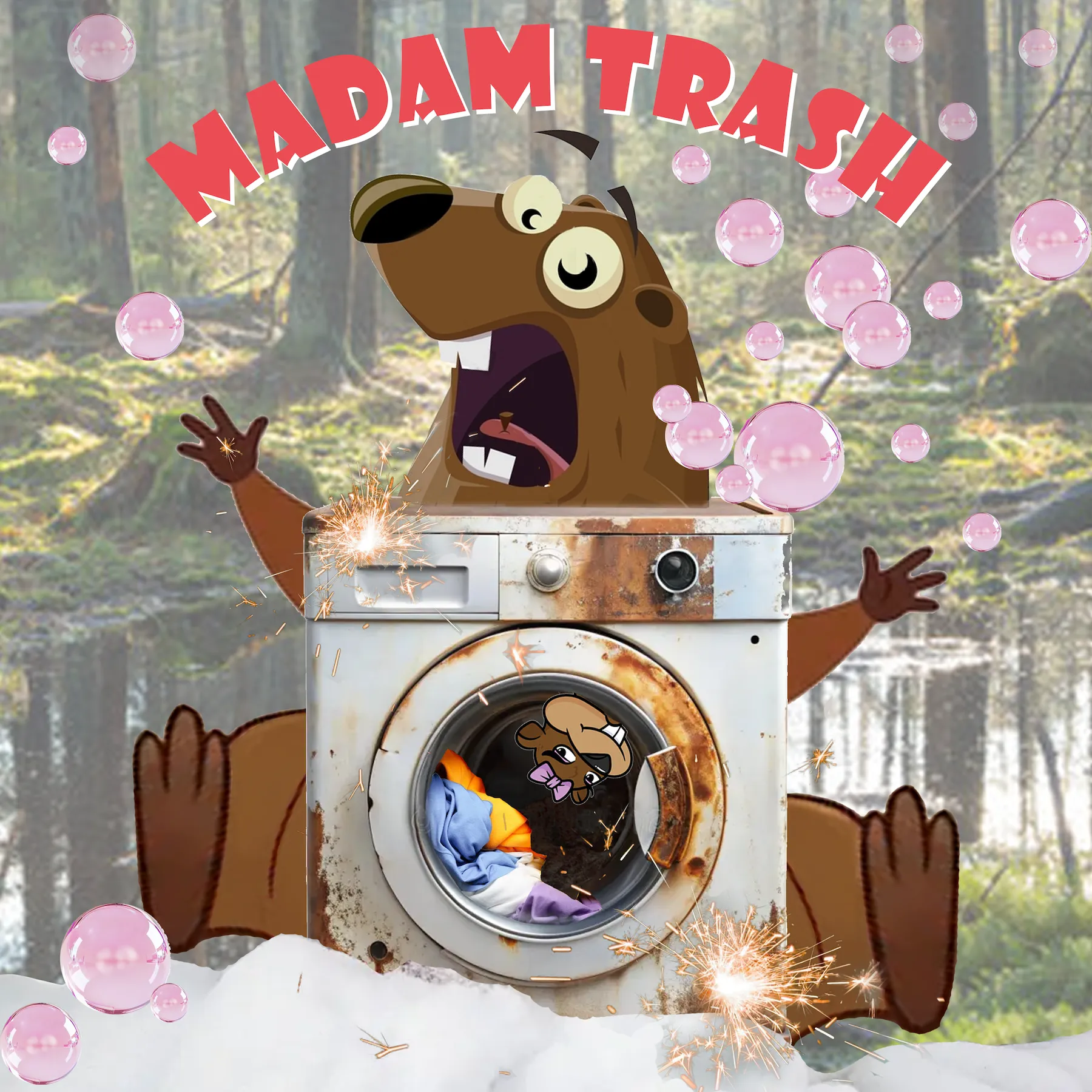 MaDam Trash is half-beaver, half-machine, and all heart